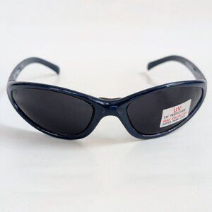 NWT Vintage 90's PC Oval Sporty Sunglasses (Navy Blue)